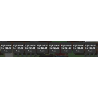 8-MAX CAPPED NIGHTMARE KOI (8%)