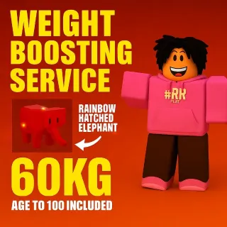 KG BOOSTING SERVICE (ANY KG UP TO 60/61KG)