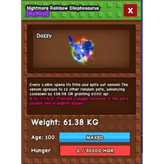 Nightmare Rbh dilo (61.38kg)