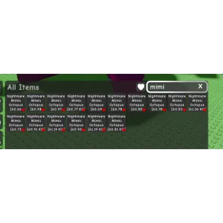 16-NIGHTMARE MIMIC (60/61KG)