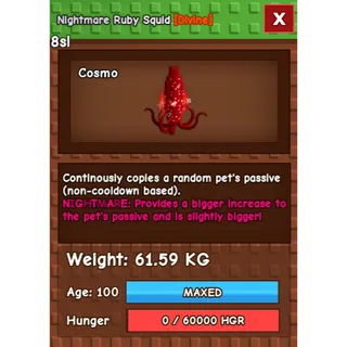 NIGHTMARE RUBY SQUID(61.59KG)