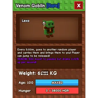 HUGE VENOM GOBLIN (61.11KG)