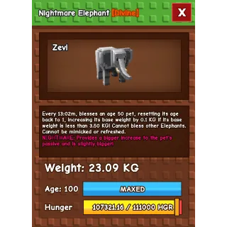 Nightmare Elephant (23.09kg)
