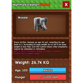 Nightmare Elephant (26.74kg)