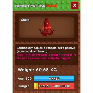 NIGHTMARE RUBY SQUID (60.68KG)