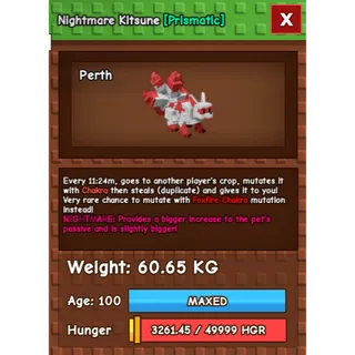 NIGHTMARE KITSUNE (60.65KG)