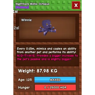 15 sec nightmare mimic (87.98kg)