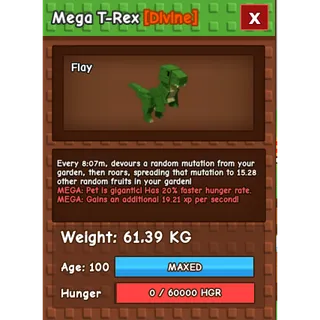 huge nightmare t-rex (61.39kg)