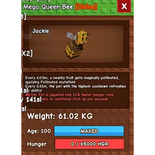 MEGA QUEEN BEE (61.02KG)