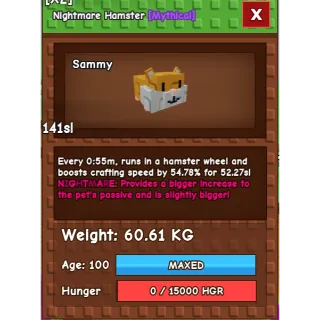 NIGHTMARE HAMSTER (60.61KG)