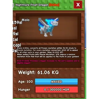 NIGHTMARE FROST DRAGON (61.06KG)
