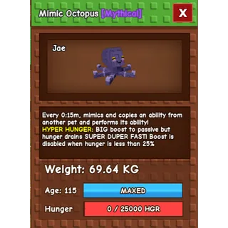 15 SEC HYPERHUNGER MIMIC (69.64KG)
