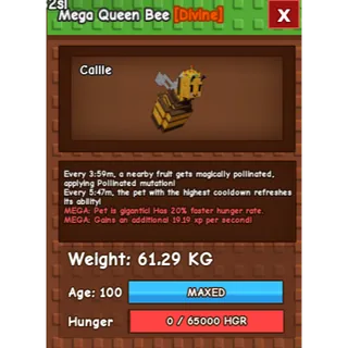 MEGA QUEEN BEE (61.29KG)