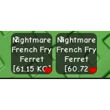 2-NIGHTMARE FERRET (60/61KG)(20min CD)