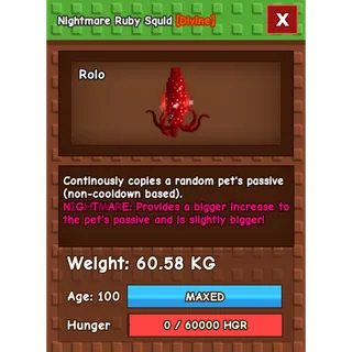 NIGHTMARE RUBY SQUID (60.58KG)