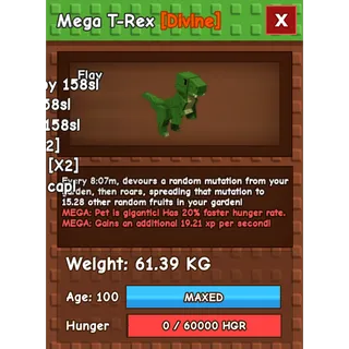 Nightmare T-rex (61.39kg)