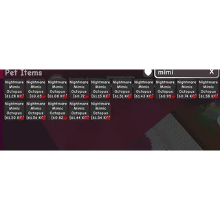 11-NIGHTMARE MIMIC (60/61KG)