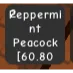 PEPPERMINT PEACOCK (60.80KG)