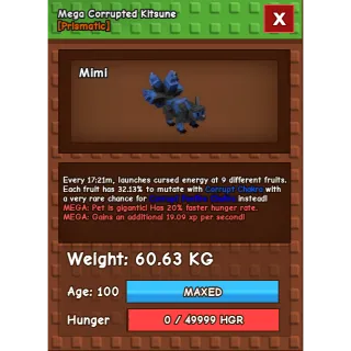 MEGA CORRUPTED KITSUNE (60.63KG)