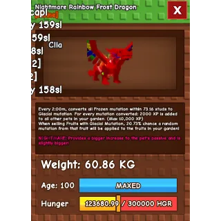 nightmare rainbow frost dragon (60.86kg)