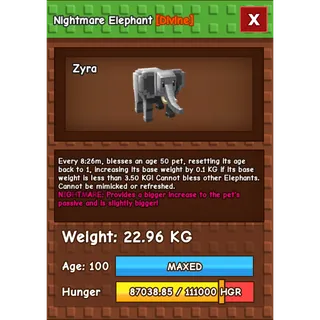 Nightmare Elephant (22.96kg)