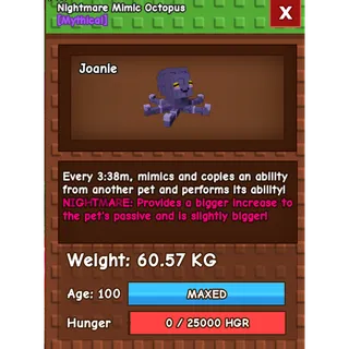 Nightmare Mimic Octupus (60.57kg)