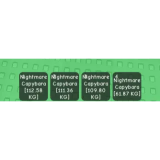 4-Nightmare Capybara (112.58kg+111.36kg+109.8kg+61.87kg)