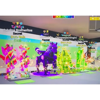 (5x secrets) steal the brainrot fortnite
