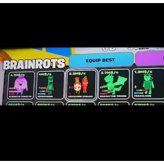 5x fruits vs brainrots Fortnite 