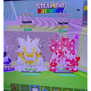 (2x) Gorgonzilla Fortnite steal the brainrot