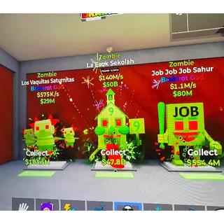 (3) Zombie Fortnite brainrots 