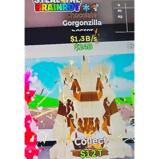 $1.3B/s chocolate gorgonzilla steal 