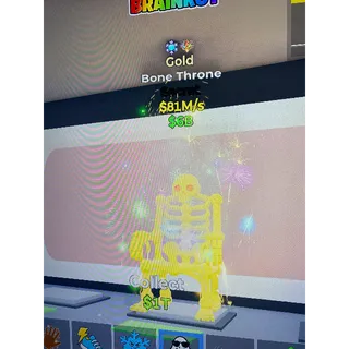 Bone throne (Gold) STB 