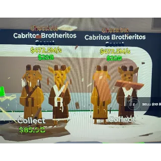 X2 chocolate cabritos brotheritos