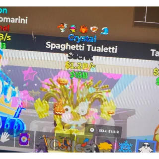 $1.2B/s spaghetti tualetti (Crystal)