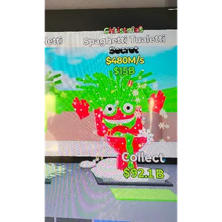 $480M/s Christmas spaghetti tualetti