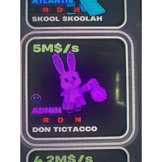 5M/s Don tictacco Fortnite 