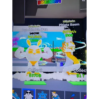 (2x heaven) steal the brainrot Fortnite