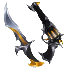 YELLOW STRIFE SET (GUN AND KNIFE) - MURDERERS VS SHERIFFS DUELS / MVSD