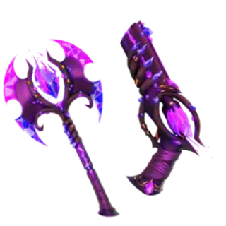 Purple Conjured Set (Gun+Axe)