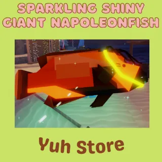 Sparkling Shiny Giant Napoleonfish Fisch