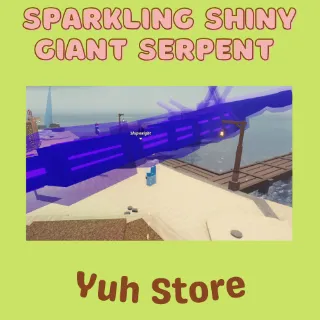 Sparkling Shiny Giant Serpent Fisch