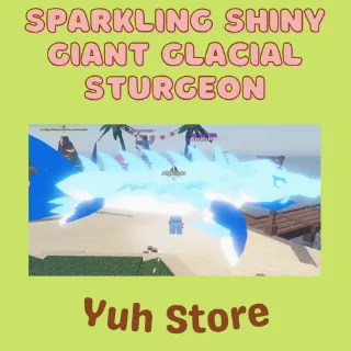 Sparkling Shiny Giant Glacial Sturgeon Fisch