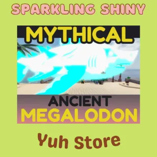 Sparkling Shiny Mythical Ancient Megalodon Fisch