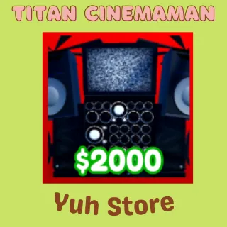 Titan Cinemaman Toilet Tower Defense