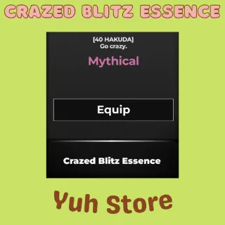 Crazed Blitz Essence Type Soul