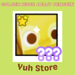 Golden Huge Jolly Penguin