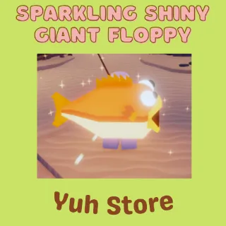 Sparkling Shiny Giant Floppy Fisch