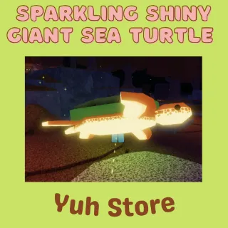 Sparkling Shiny Giant Sea Turtle Fisch