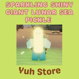 Sparkling Shiny Giant Lunar Sea Pickle Fisch